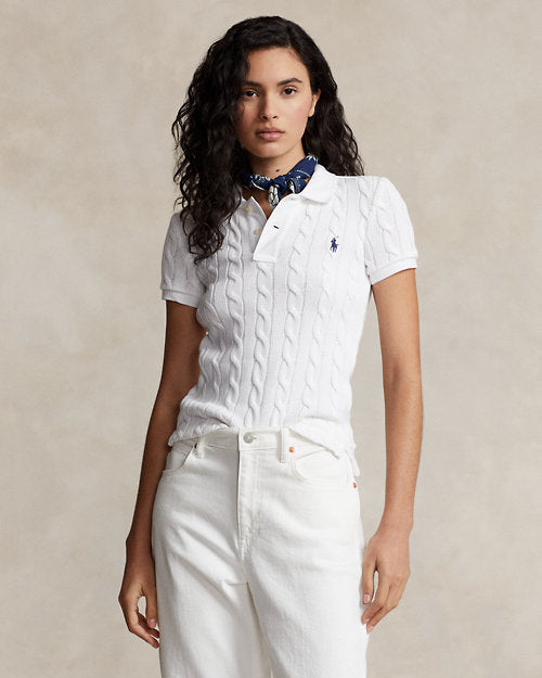 Cable-Knit Polo Shirt
Polo Ralph Lauren