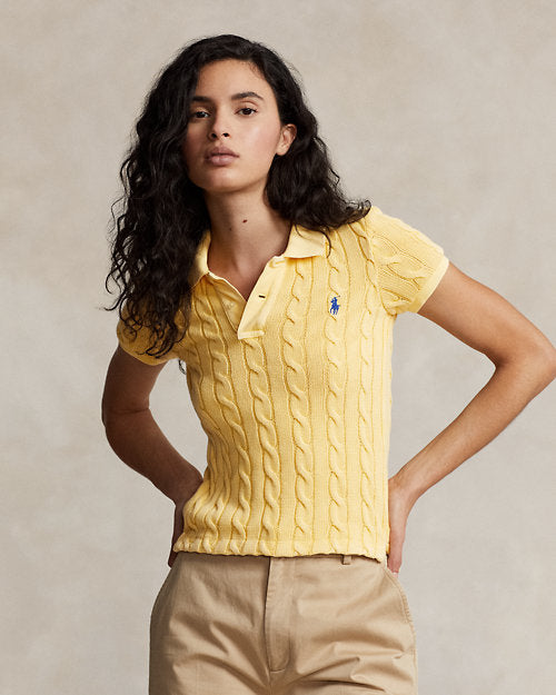 Cable-Knit Polo Shirt
Polo Ralph Lauren