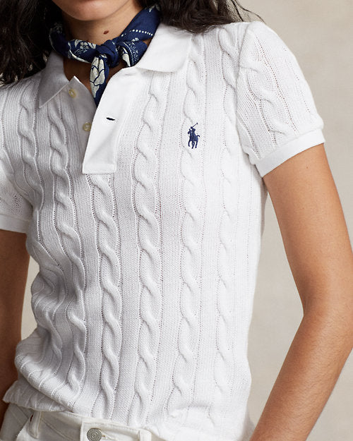 Cable-Knit Polo Shirt
Polo Ralph Lauren
