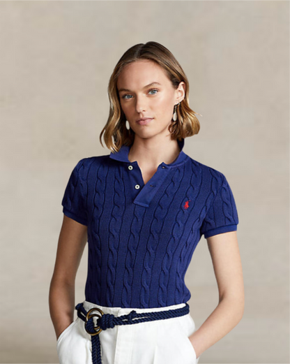 Cable-Knit Polo Shirt
Polo Ralph Lauren